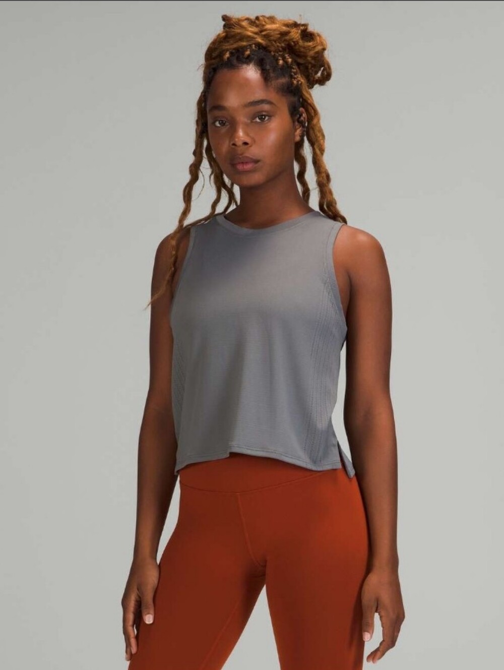 lululemon athletica Train to Be Tank Top - Slate Size 2